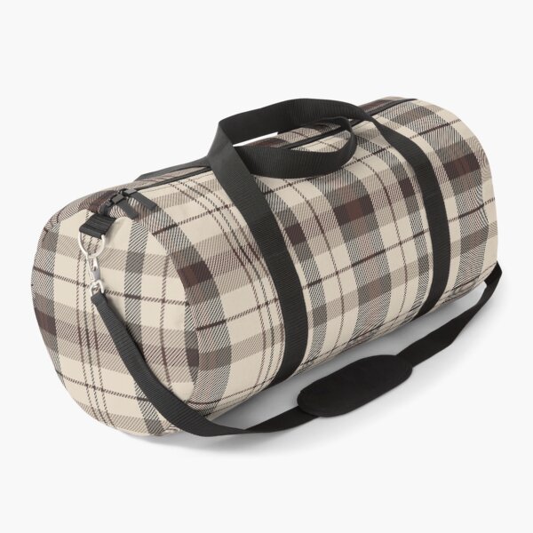 Item preview, Boho plaid cream and brown neutrals designed and sold by Ilze Lucero.