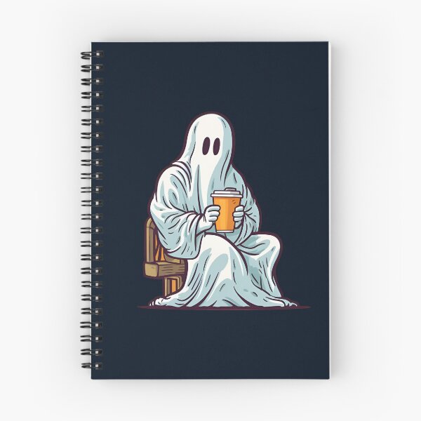 Item preview, Ghost Holding Coffee for Halloween festival Halloween Party Classic  designed and sold by Noodle Doodle.