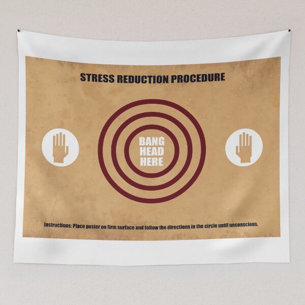 Item preview, Stress Reduction Poster designed and sold by otrixx.