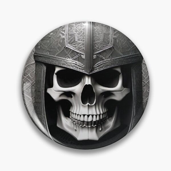 Item preview, Knight Skull designed and sold by Psy-Dye-AI.