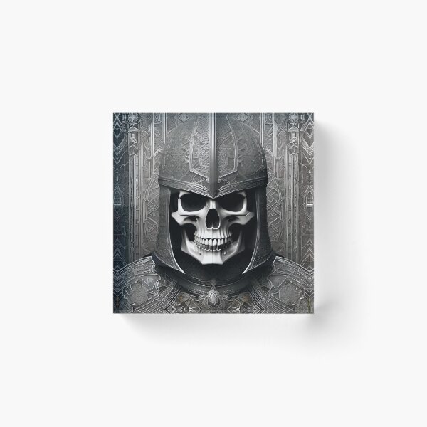 Item preview, Knight Skull designed and sold by Psy-Dye-AI.