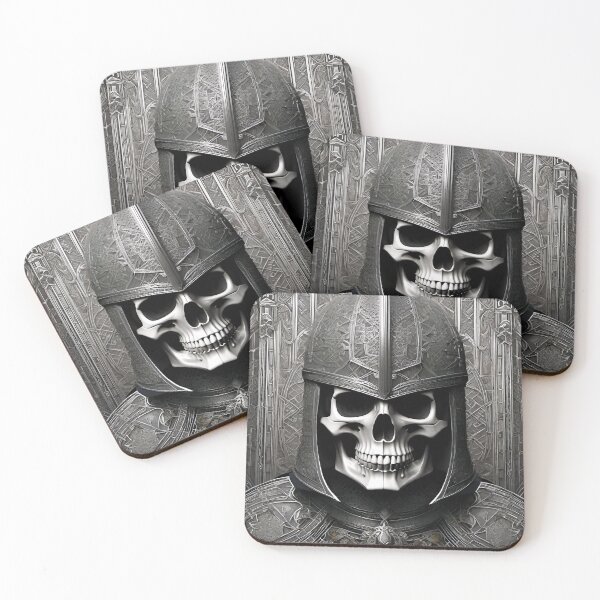 Item preview, Knight Skull designed and sold by Psy-Dye-AI.