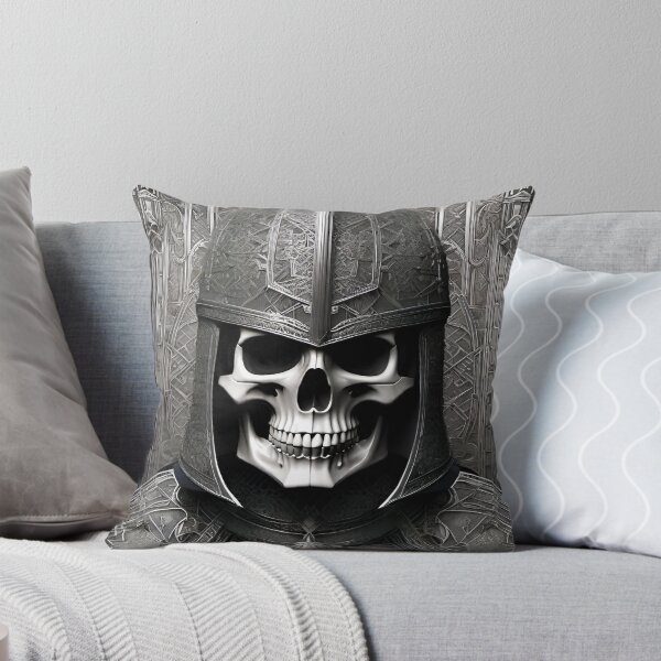 Item preview, Knight Skull designed and sold by Psy-Dye-AI.
