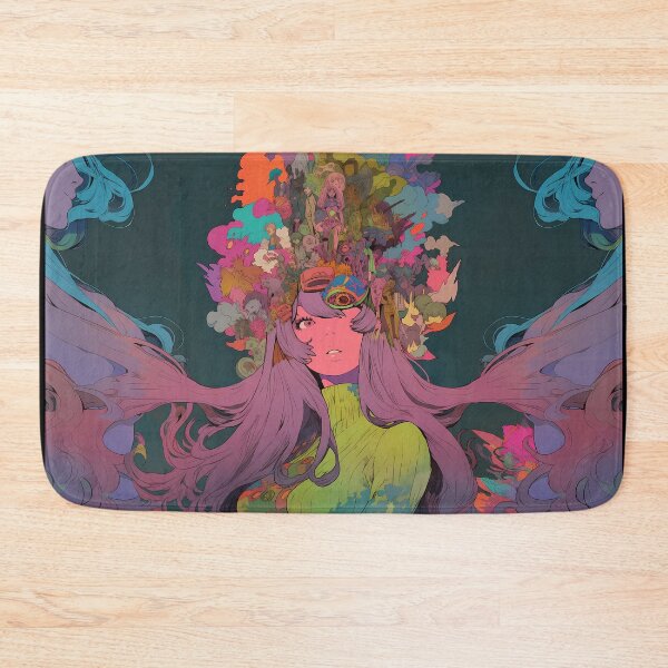 Item preview, Trippy Surrealist 70s Anime Girl- Surrealism designed and sold by octoboobs.