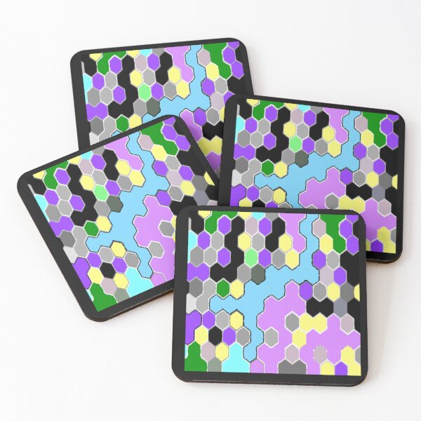 Item preview, hexagonal print designed and sold by AuntMarn.