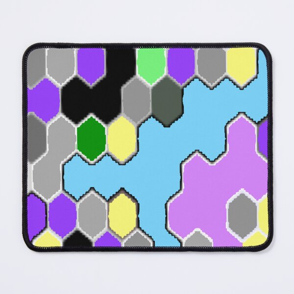 Item preview, hexagonal print designed and sold by AuntMarn.