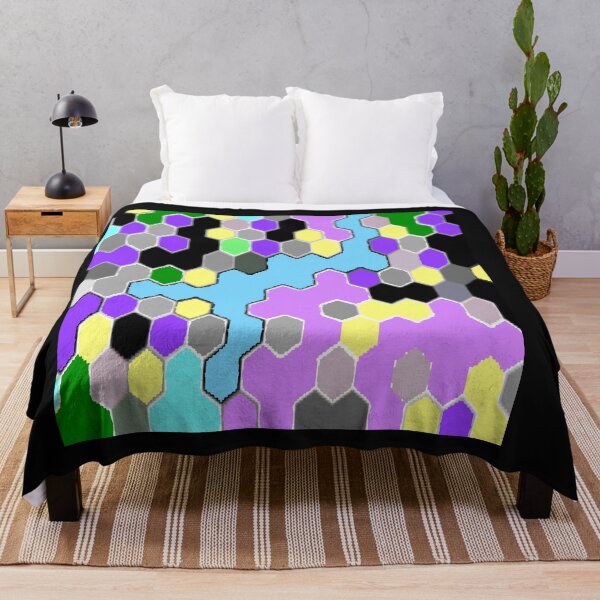 Item preview, hexagonal print designed and sold by AuntMarn.
