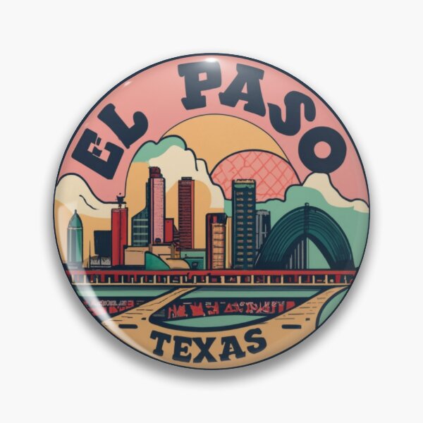 El Paso Button Pins
