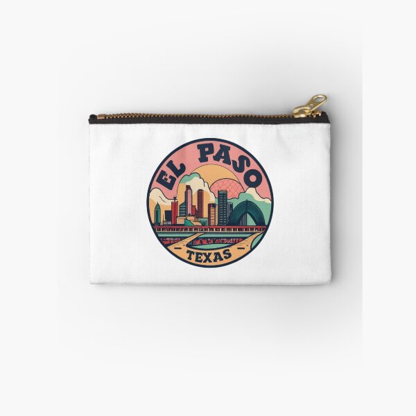Item preview, El Paso, Texas | City Drawing with Mountains designed and sold by CircinusStore.