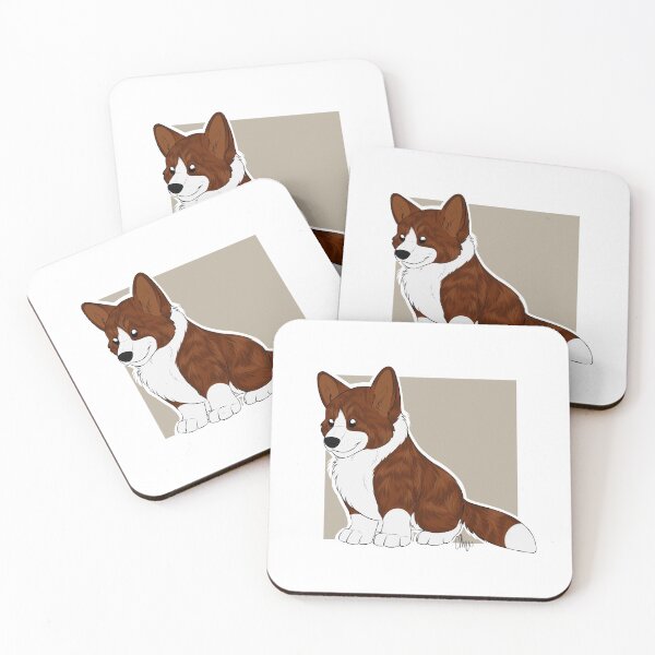 Item preview, Cárdigan Brindle Cuadrado Welsh Corgi designed and sold by cardimac.