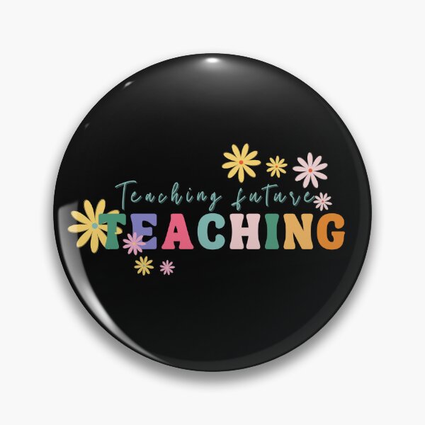 Item preview,  teaching future leaders back to school flower groovy retro vintage teacher gift designed and sold by TNwandesignart.
