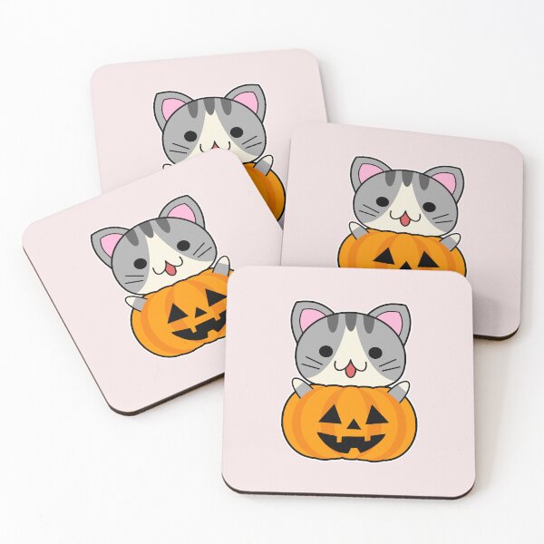 Item preview, Cute Halloween Cat in Jack o Lantern designed and sold by usernamenaijan.