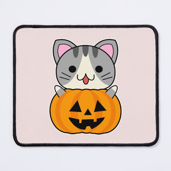 Item preview, Cute Halloween Cat in Jack o Lantern designed and sold by usernamenaijan.