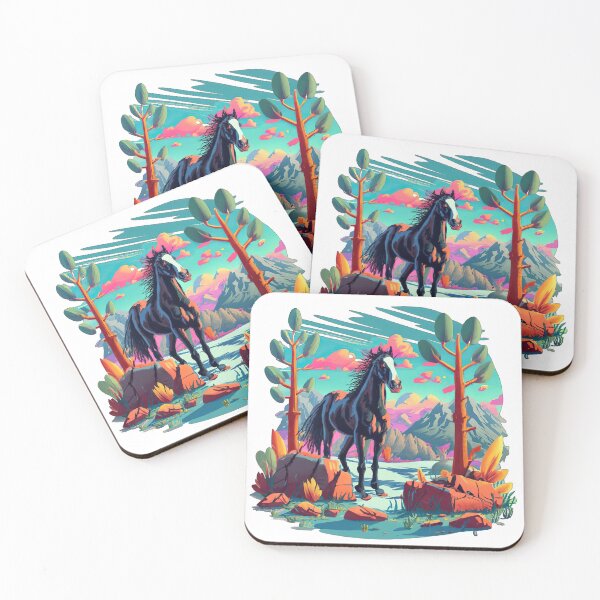 Item preview,  mountain and horse designed and sold by GFORCE_SHOP.