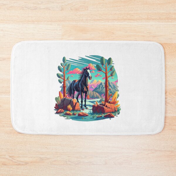Item preview,  mountain and horse designed and sold by GFORCE_SHOP.