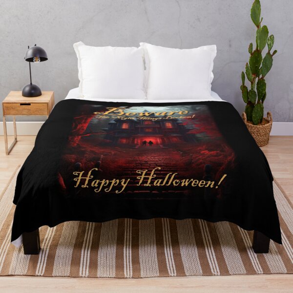 Item preview, Beware! The Night Things Beckon and Call You To Their Lair! Haunted House! designed and sold by HolidaysBlaze Designs For You.