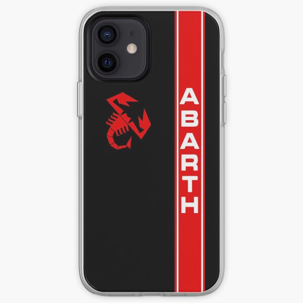 Rouge Abarth Stripe Coque souple iPhone