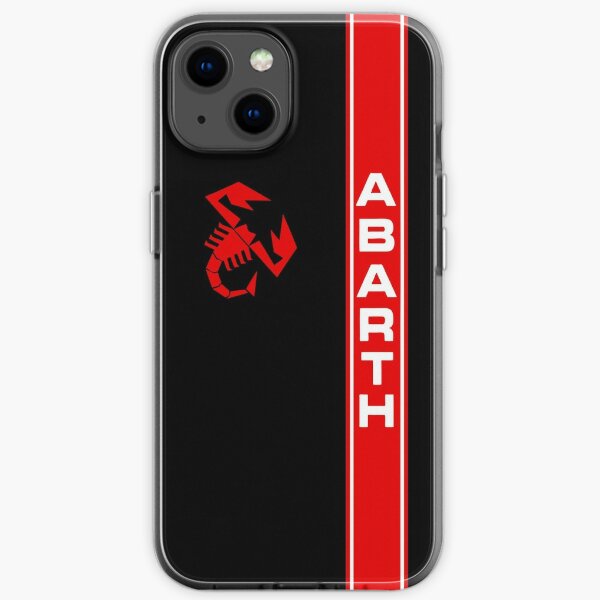Rouge Abarth Stripe Coque souple iPhone