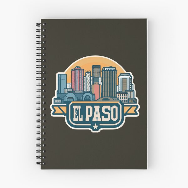 Item preview, El Paso, Texas | City Drawing Postal Style designed and sold by CircinusStore.