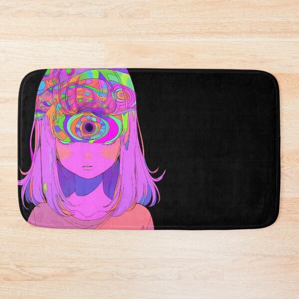 Item preview, Abstract Anime Girl portrait- Vibrant colors designed and sold by octoboobs.