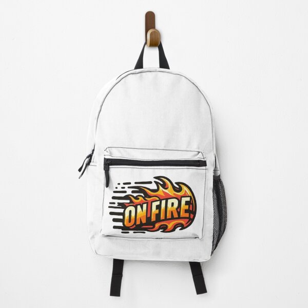 Item preview, On fire design for tshirt, cap, hat and more - perfect for sport, teens, adults designed and sold by Fanaticos.