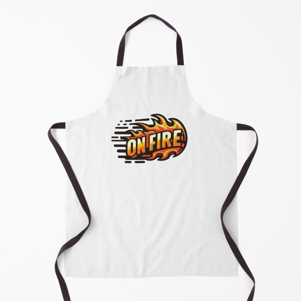 Item preview, On fire design for tshirt, cap, hat and more - perfect for sport, teens, adults designed and sold by Fanaticos.