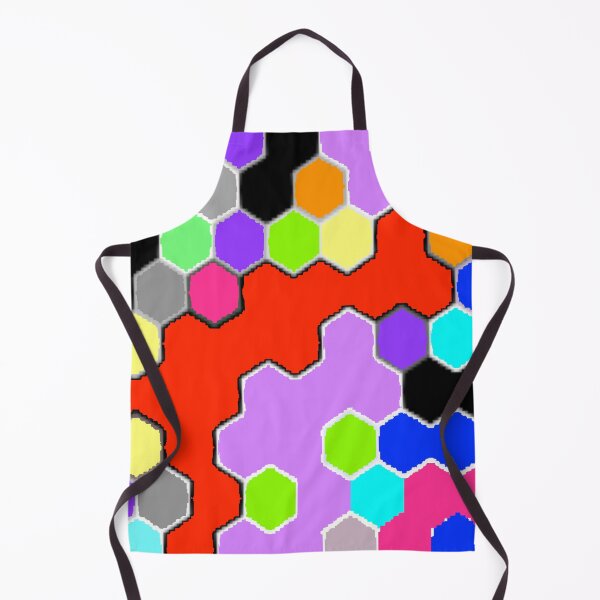 Item preview, multicolored hexagon pattern designed and sold by AuntMarn.