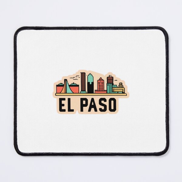Item preview, El Paso, Texas | City Drawing Postal Style 3 designed and sold by CircinusStore.