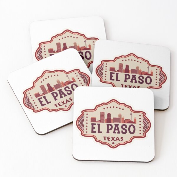 Item preview, El Paso, Texas | City Drawing Retro Style designed and sold by CircinusStore.