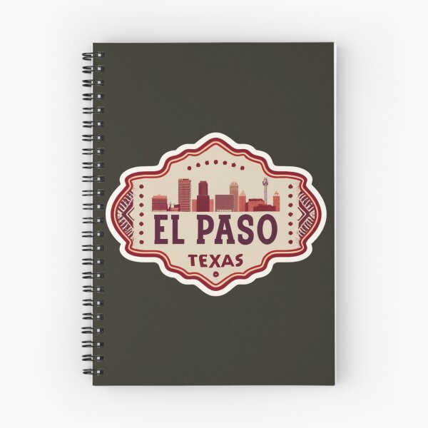 Item preview, El Paso, Texas | City Drawing Retro Style designed and sold by CircinusStore.