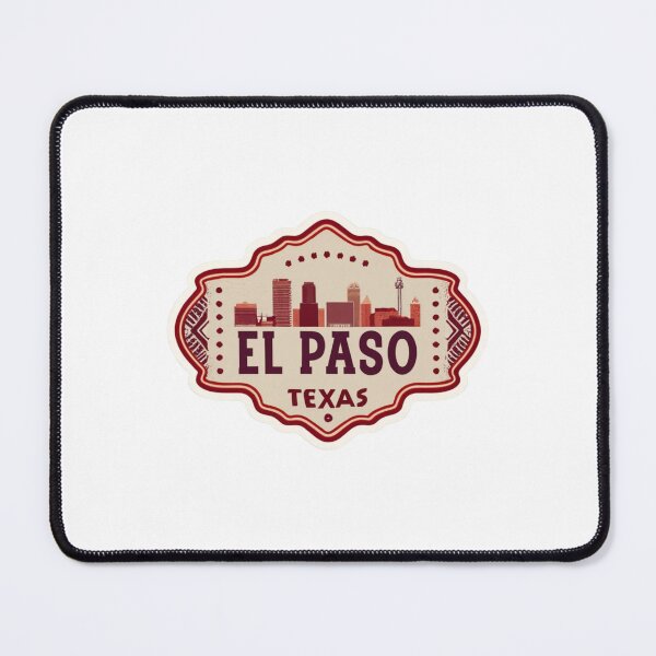 Item preview, El Paso, Texas | City Drawing Retro Style designed and sold by CircinusStore.