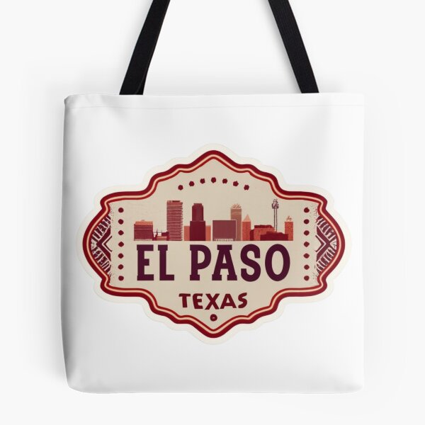 Item preview, El Paso, Texas | City Drawing Retro Style designed and sold by CircinusStore.