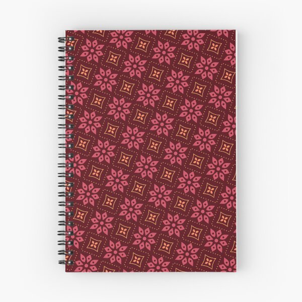 Item preview, Patrón de flores en color vino tinto. designed and sold by Patternliss.