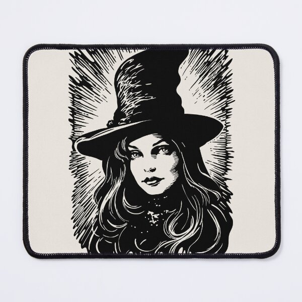 Item preview, Vintage Witch Portrait designed and sold by daianaart.