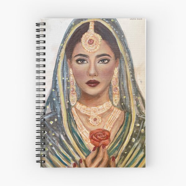 Item preview, Acrylic Painting of an Indian Girl designed and sold by jessiekaneart.