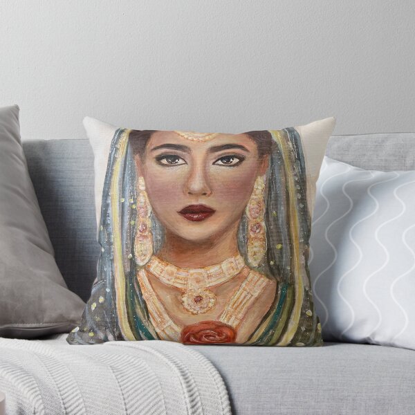 Item preview, Acrylic Painting of an Indian Girl designed and sold by jessiekaneart.