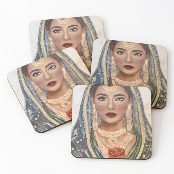 Item preview, Acrylic Painting of an Indian Girl designed and sold by jessiekaneart.