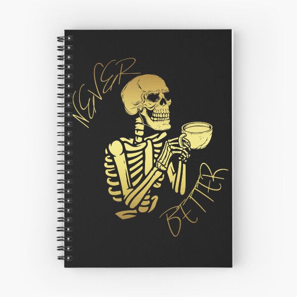 Item preview, Copie de Never Better Skeleton Halloween: Relax Your Funny Bone! designed and sold by F-SADESIGN.