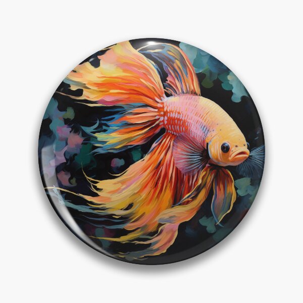 Item preview, Betta Fish orange designed and sold by Fish-Digitalart.