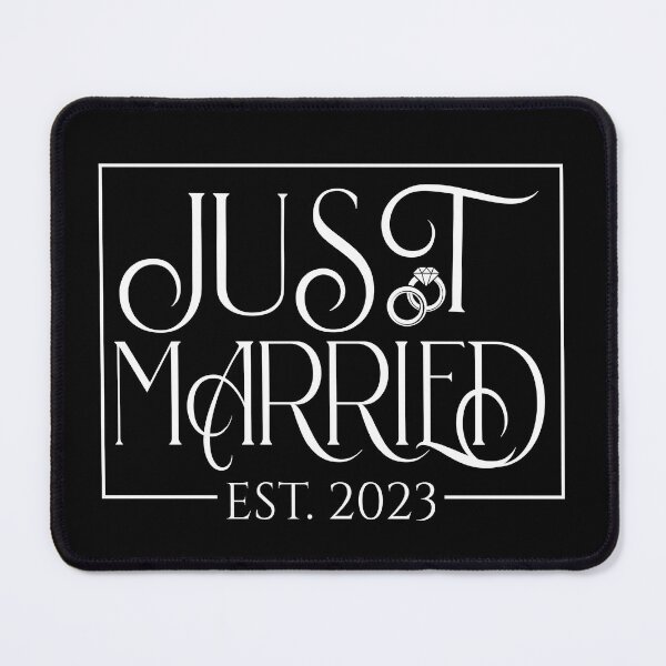 Item preview, Just Married Est 2023 designed and sold by Affyboss6.