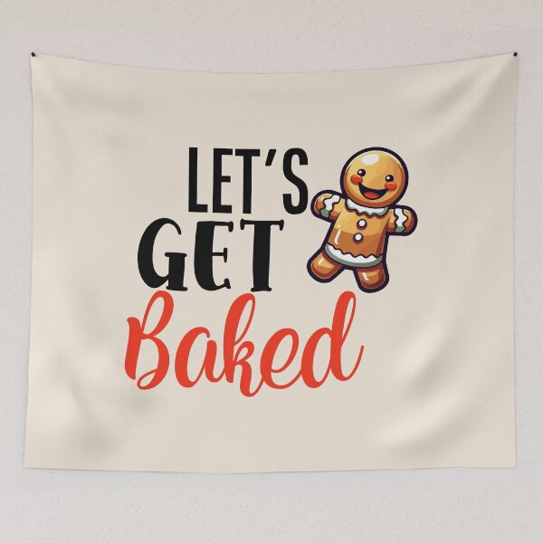 Item preview, Funny gingerbread man - Let`s get baked designed and sold by Monkey-Bar.