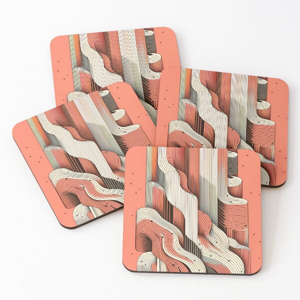 Item preview, Abstract Time Waves - Modern Minimalist Wall Art designed and sold by YNAMREG.