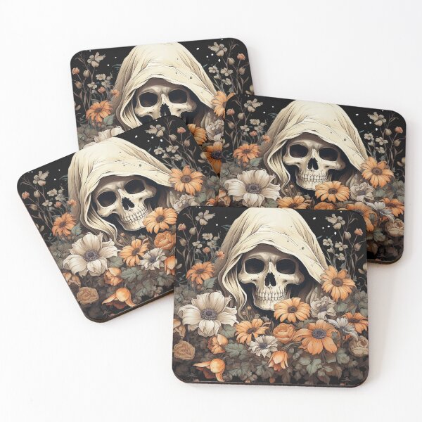 Item preview, skull and botany halloween. designed and sold by Krzysztof Siwek.