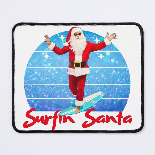 Item preview, Riding the Tidal Tide: Santa's Surfing Adventure designed and sold by Sun Sand & Sea Art.