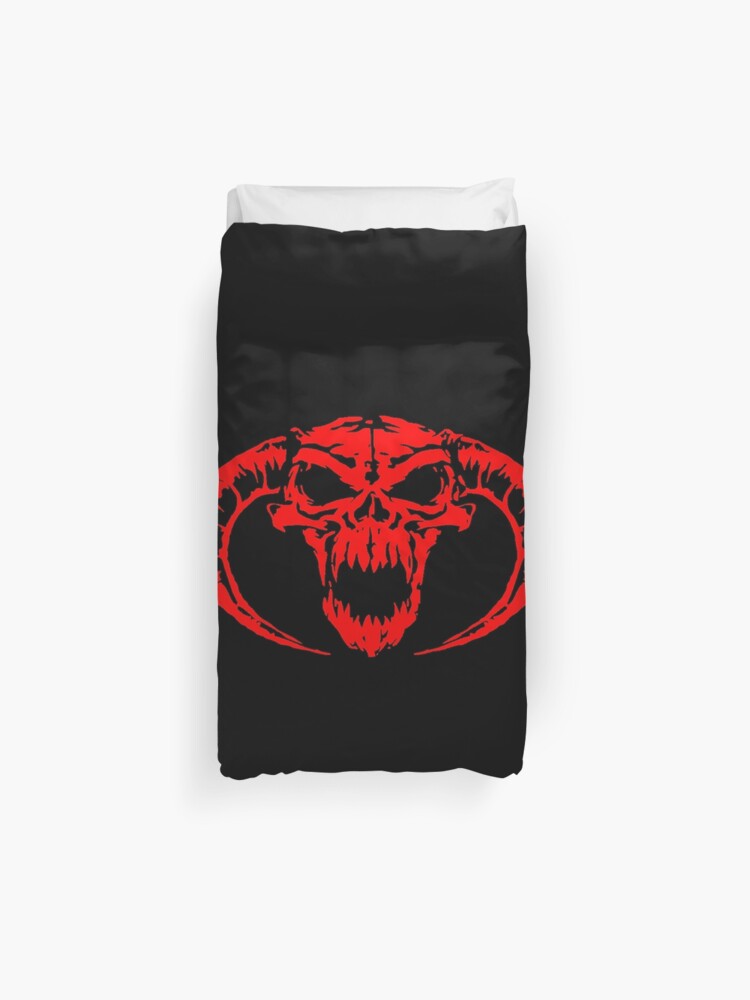Dragonborn Black Red Duvet Cover By Lytazo Redbubble