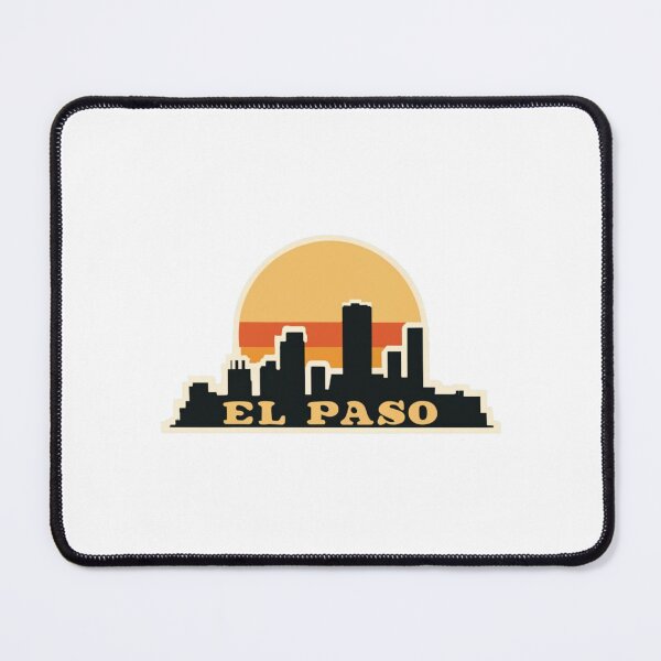 Item preview, El Paso, Texas | City Drawing Sunset Style designed and sold by CircinusStore.