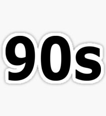 90s Nineties 1990s T-Shirt Sticker