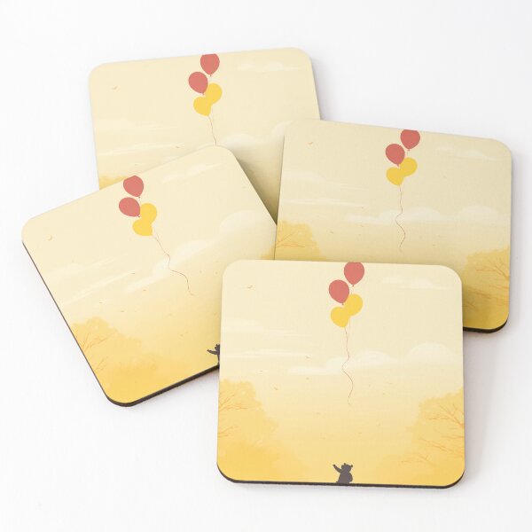 Item preview, Pooh with Balloon Minimalist  designed and sold by lostinpixels.