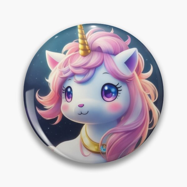 Artikelvorschau, 001 Chibi Cute Unicorn entworfen und verkauft von Alexis Art Collection.