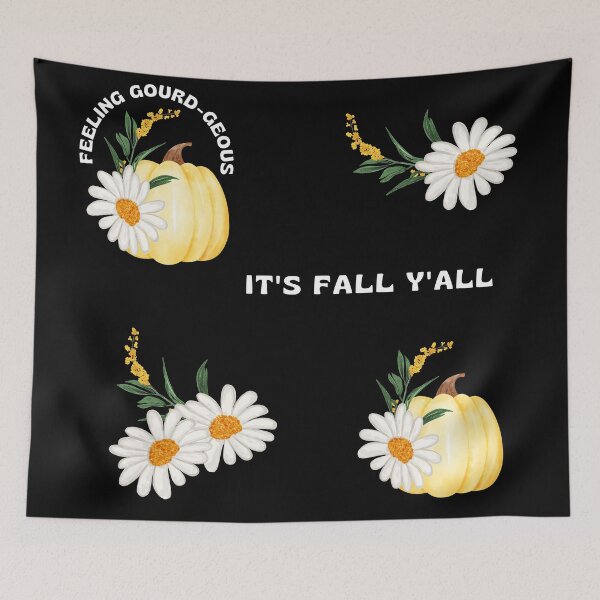 Item preview, It's Fall Y'all Fall Floral Pumpkin Sticker pack  designed and sold by GraphicsClub.